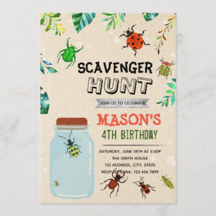SCAVENGER HUNT bug partie invitation