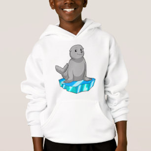 Sceau avec flocons de glace
