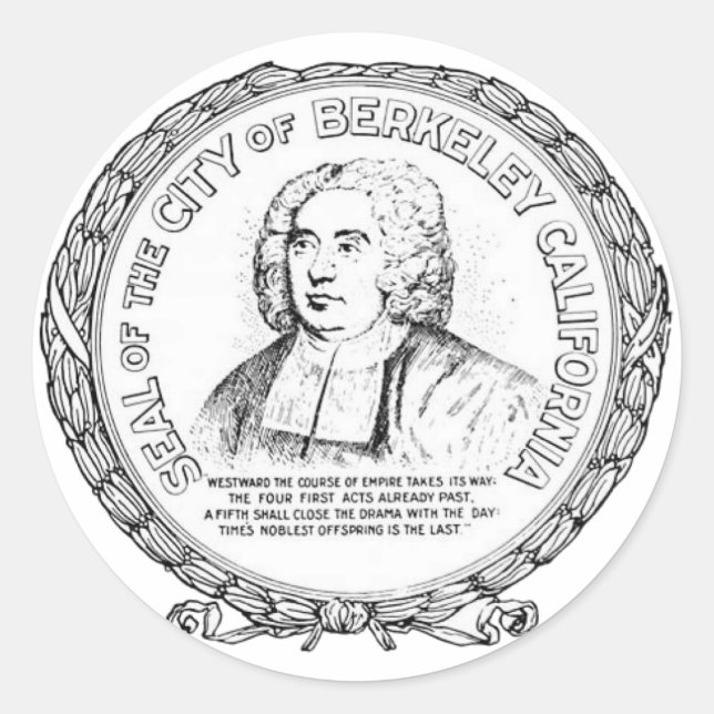 Sceau de Berkeley Stickers Round (Devant)