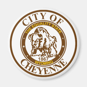 Sceau de Cheyenne, Wyoming Magnet