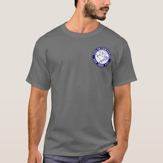 Sceau de la ville de Cincinnati, Ohio T-Shirt (Devant)