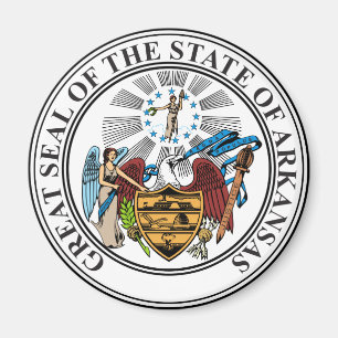 Sceau de l'État de l'Arkansas USA Magnet
