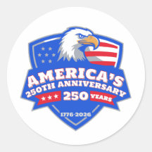 Sceau Eagle Shield • Autocollants 250e États-Unis