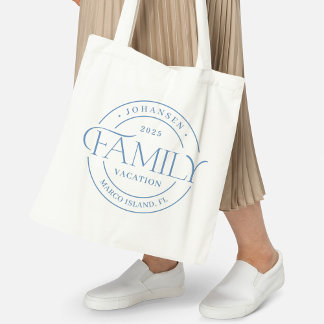 Sceau élégant Famille Réunion ou Sac fourre-tout d