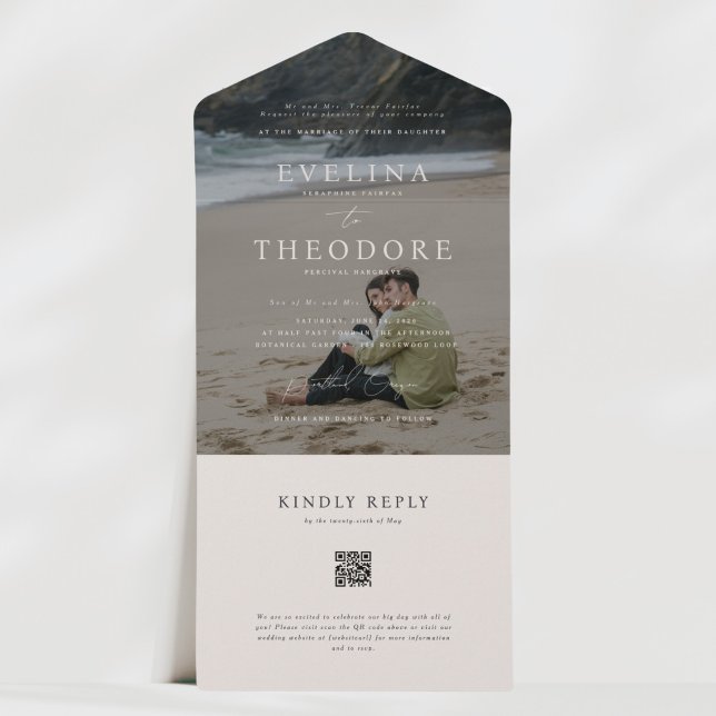 Sceau photo Parker et envoyer le Faire-part de mar (Créateur téléchargé)