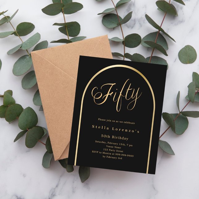 Scénario d'arc en or noir 50e anniversaire invitat (Créateur téléchargé)