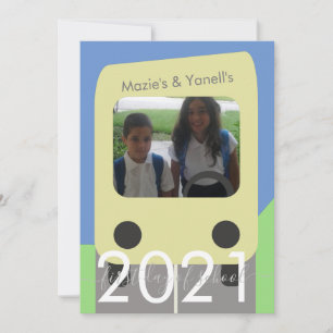 Scénario de bus pour le premier jour d'école Carte