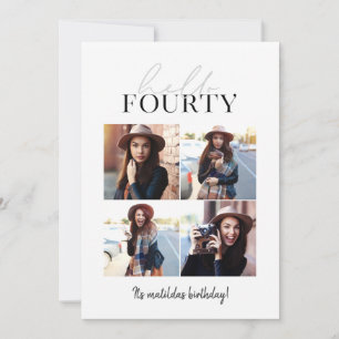 Scénario moderne & géométrique Multiphoto 40e anni