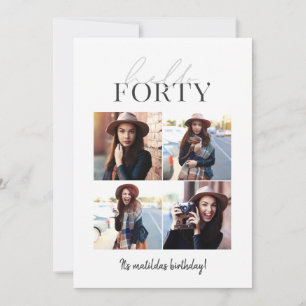 Scénario moderne & géométrique Multiphoto 40e anni