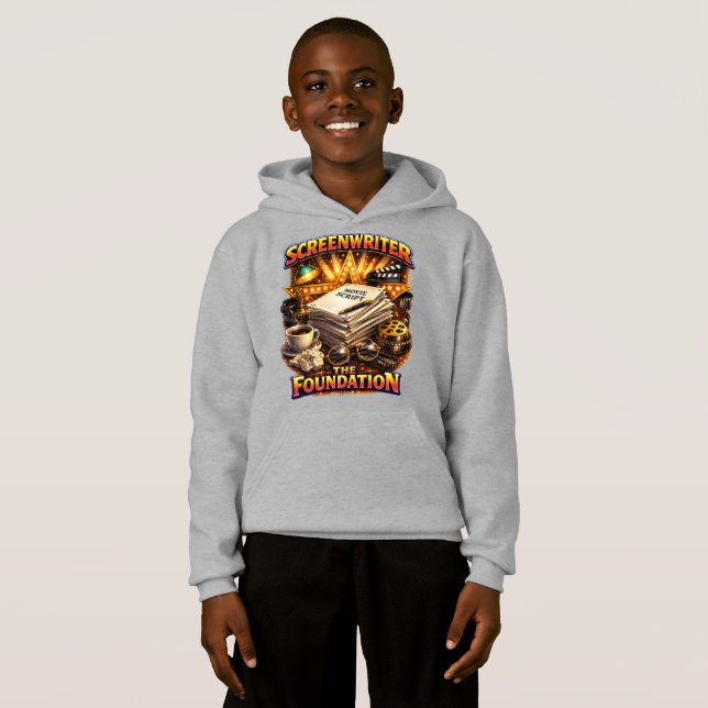 Scénariste - Le sweat-shirt pour garçon de la Fond (Devant entier)