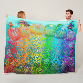 Scène Aqua avec couverture en polaire Jellyfish Ar