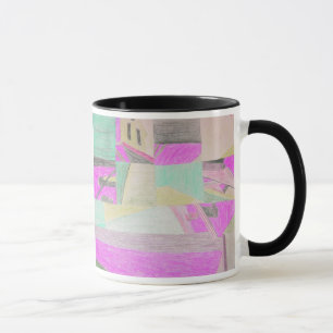 Scène brouillée -- mug magenta