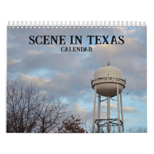 Scène dans le calendrier naturel Texas