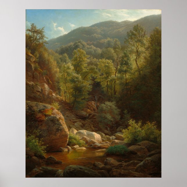 Scène dans les CatSkills, Paul Weber Poster des Be (Devant)