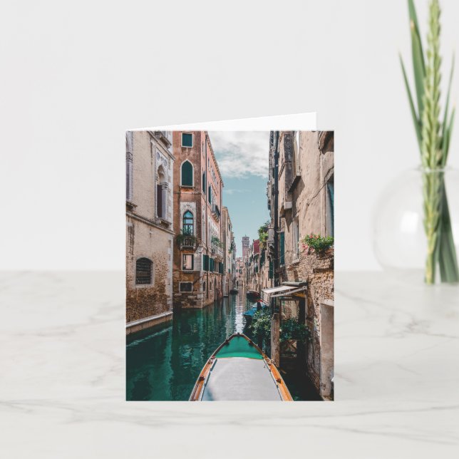 Scène de canal de Venise Italie Premium (Devant)