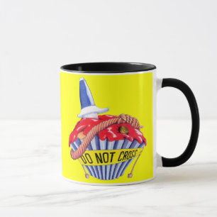 Scène de crime Cupcake Mug