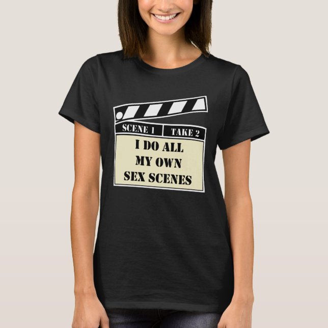 Scène de film T-shirt noir (Devant)