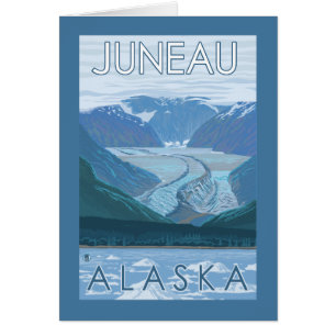 Scène de glacier - Juneau, Alaska