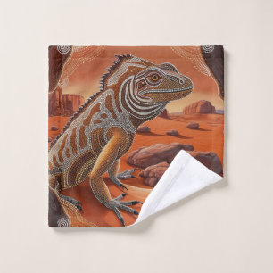 Scène de la faune australienne Iguana Lizard