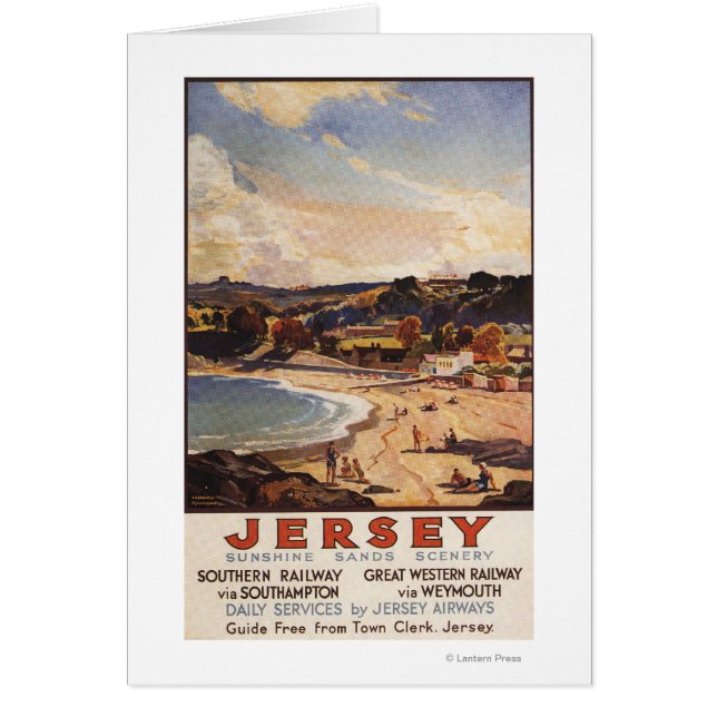 Scène de la plage du chemin de fer Sud/Grand Ouest (Devant)