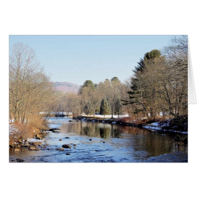 Scène de la rivière Ashuelot (Devant horizontal)