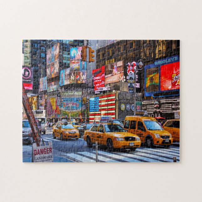 Scène De New York Street. Jigsaw Puzzle (Horizontal)