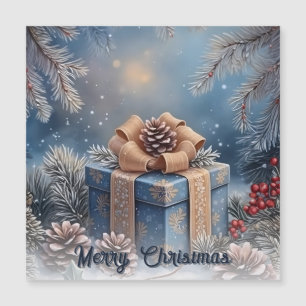 Scène de Noël Cadeau de Noël Magique d'Hiver