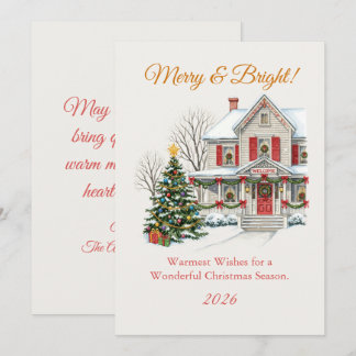 Scène de Noël enneigée