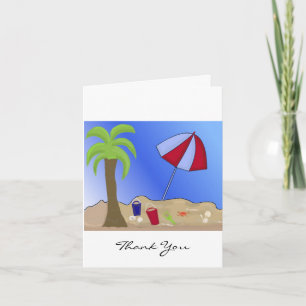 Scène de plage Merci