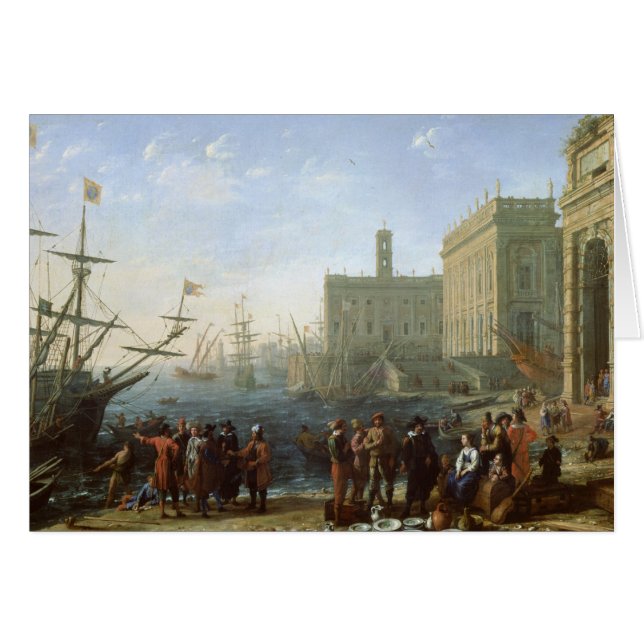 Scène de port (Devant horizontal)