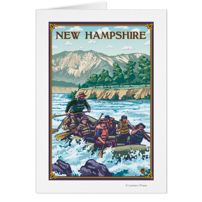 Scène de Rafting de la rivière New Hampshire (Devant)
