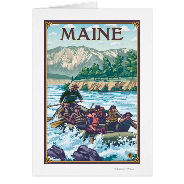 Scène de Rafting du MaineRiver (Devant)