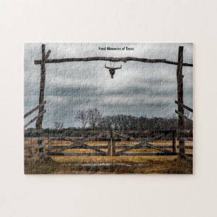 Scène de ranch texan. Puzzle