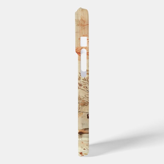 Scène de rue d'automne coque iphone (Verso / Gauche)