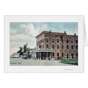 Scène de rue Glendive, MT