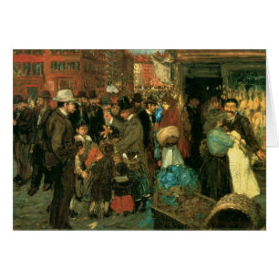 Scène de rue, rue de Hester, New York C. 1905