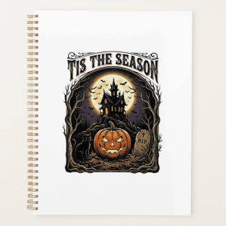 Scène de saison vintage citrouille chat Halloween