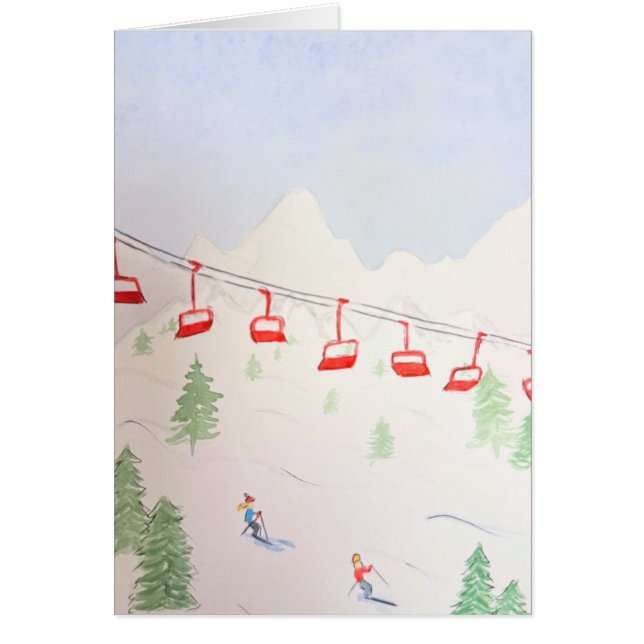 Scène de ski (Devant)