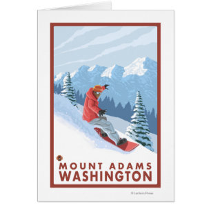 Scène de surfeur - bâti Adams, Washington