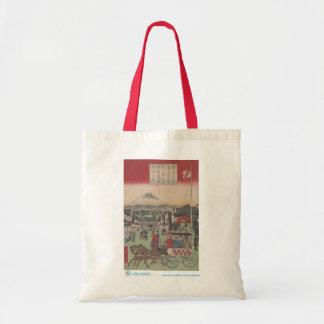 Scène de Tokyo avec le Sac fourre-tout du Mont Fuj