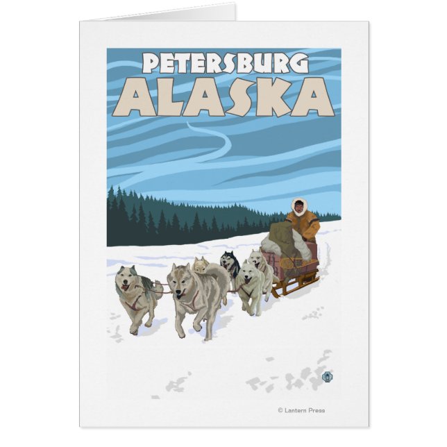 Scène de traînée de chien - Petersburg, Alaska (Devant)