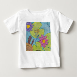 Scène d'étang (blanc) - T-shirt bébé