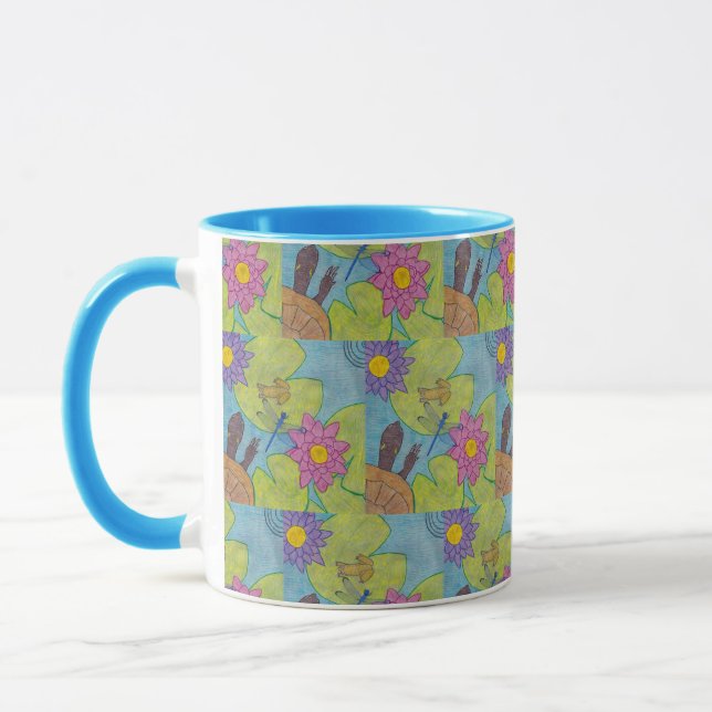 Scène d'étang - Mug Combo (Gauche)