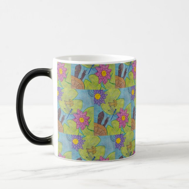 Scène d'étang - Tasse Morphing (Gauche)
