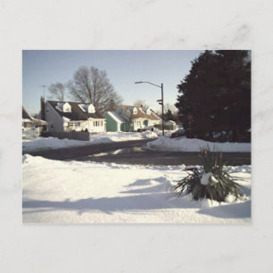 Scène d'hiver 2 carte postale