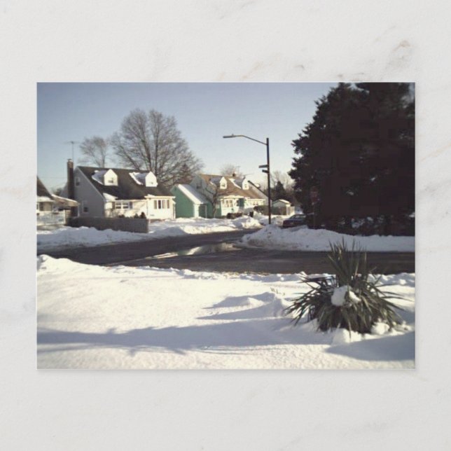 Scène d'hiver 2 carte postale (Devant)