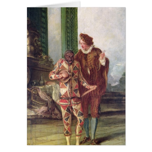 Scène du dell'Arte de Commedia (Devant)
