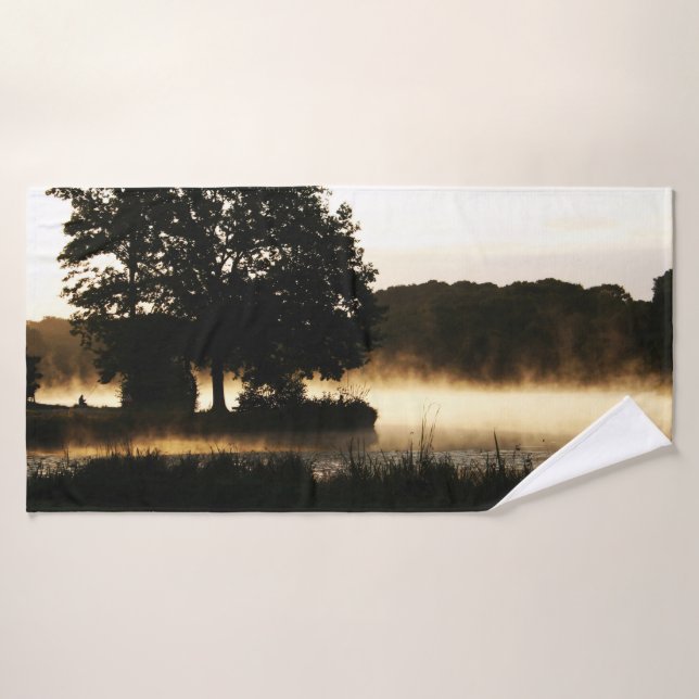 Scène du lac Morning btcna (Serviette de bain)