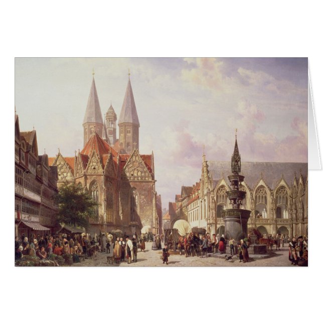 Scène du marché à Brunswick (Devant horizontal)