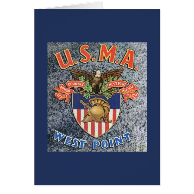 Scène du sceau de West Point USMA (Devant)